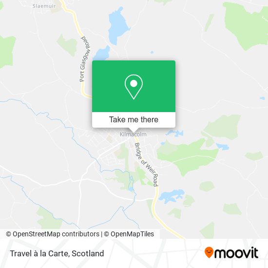 How to get to Travel à la Carte in Kilmacolm by Bus?