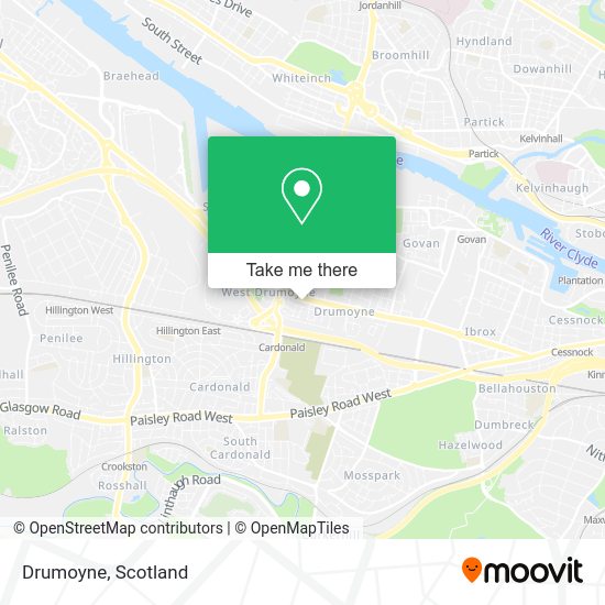 How to get to Drumoyne in Glasgow by Bus, Train or Light rail?