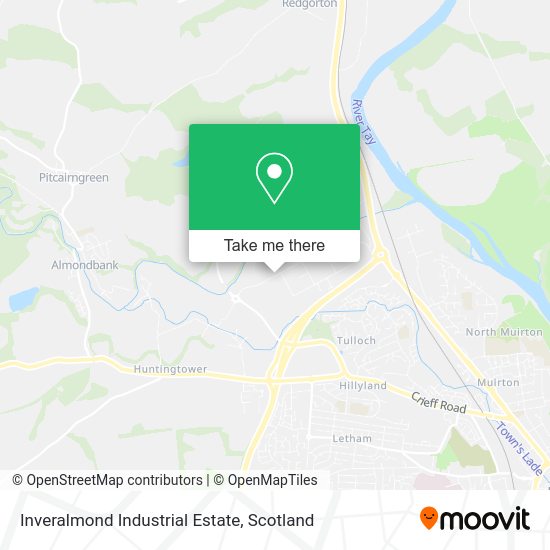 How to get to Inveralmond Industrial Estate in Perth by bus or train?