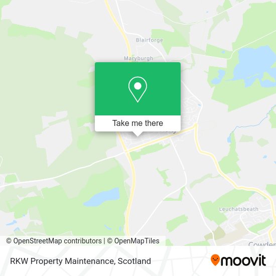 How to get to RKW Property Maintenance in Kelty by Bus?