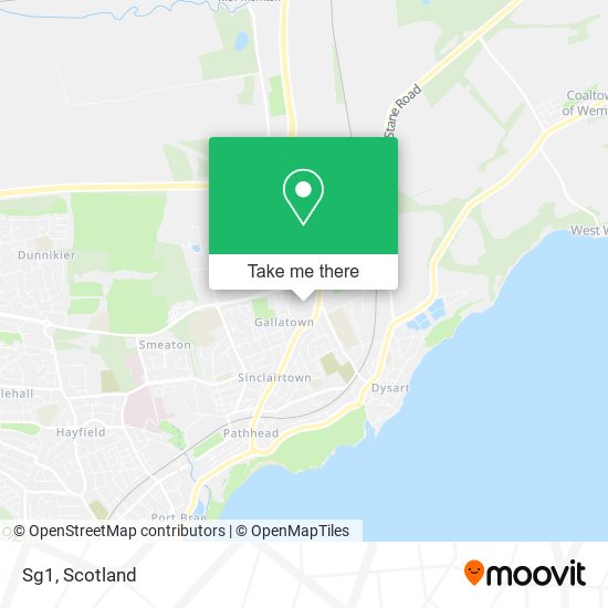 How to get to Sg1 in Kirkcaldy And Dysart by Bus, Train or Light rail?