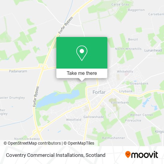 How to get to Coventry Commercial Installations in Forfar by Bus?