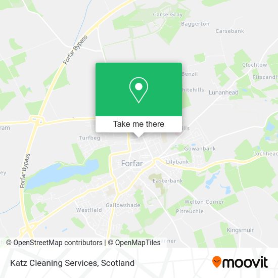 How to get to Katz Cleaning Services in Forfar by Bus?