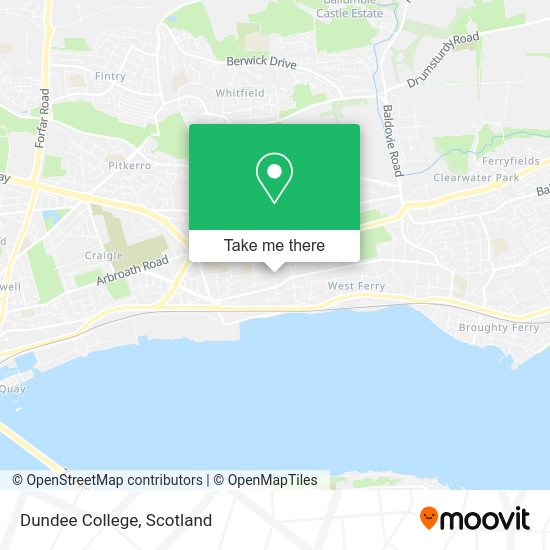 How to get to Dundee College by bus or train?