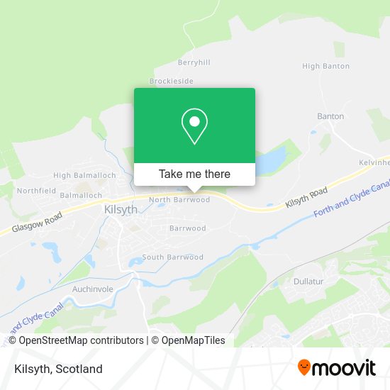 How to get to Kilsyth by bus or train?