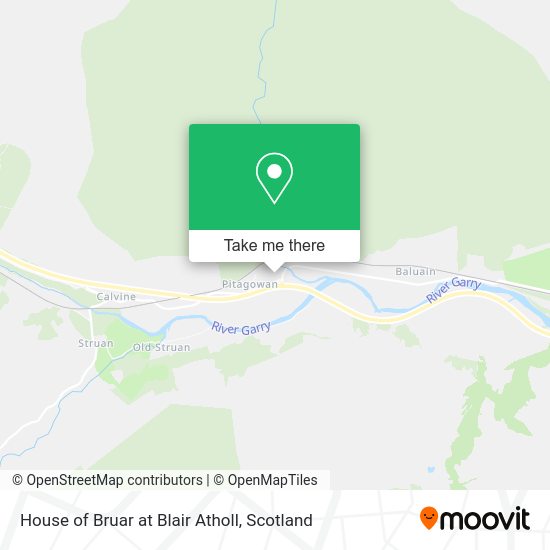 How to get to House of Bruar at Blair Atholl in Perth And Kinross by