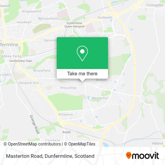 How to get to Masterton Road, Dunfermline by bus or train?