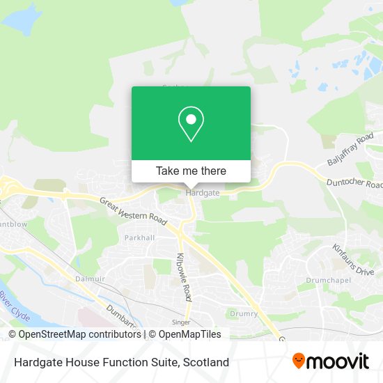 How to get to Hardgate House Function Suite in Duntocher And Hardgate