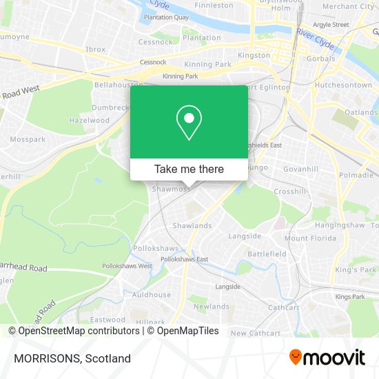 How to get to MORRISONS in Glasgow by Bus or Train?