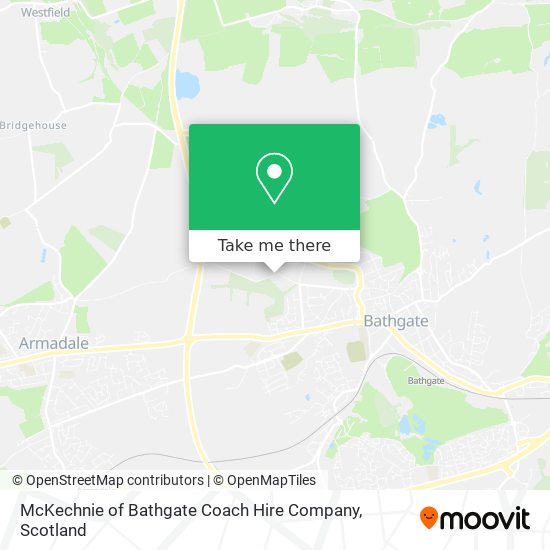 Bathgate West Lothian Scotland Map How to get to McKechnie of Bathgate Coach Hire Company in West Lothian