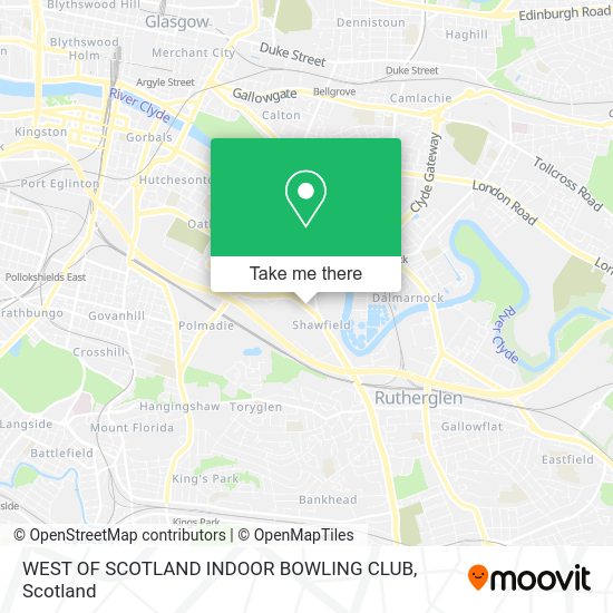 How to get to WEST OF SCOTLAND INDOOR BOWLING CLUB in Rutherglen by bus