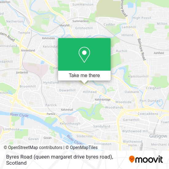 How to get to Byres Road (queen margaret drive byres road) in Glasgow