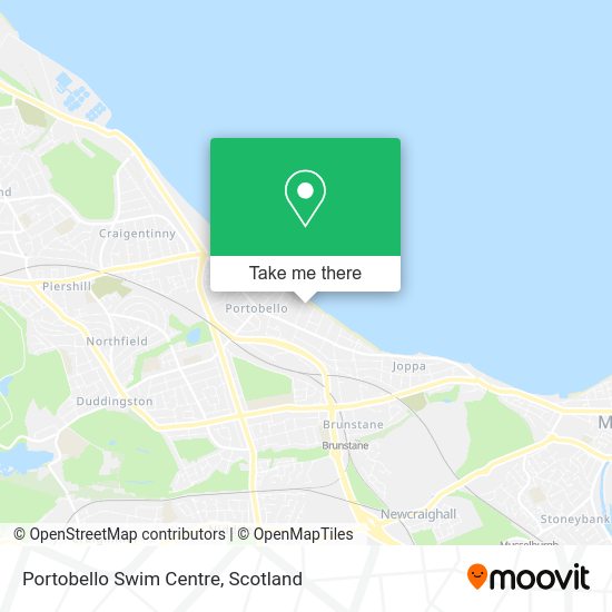 How to get to Portobello Swim Centre in Edinburgh by bus or train?