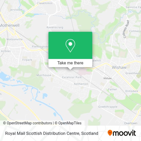 How to get to Royal Mail Scottish Distribution Centre in Wishaw by Bus or Train Moovit