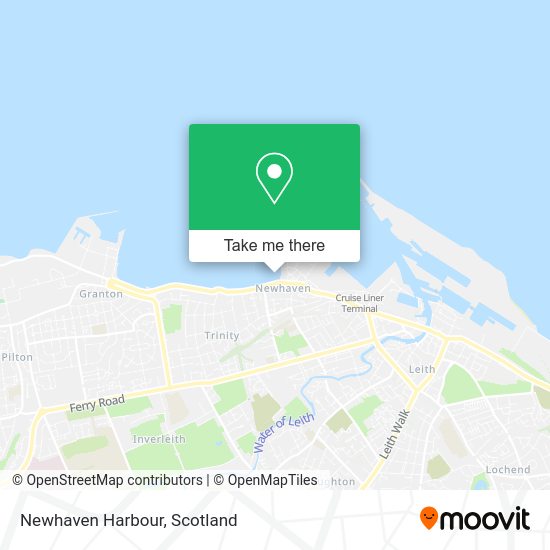 How to get to Newhaven Harbour in Edinburgh by bus or train?