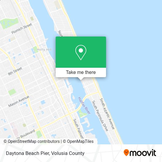 Daytona Beach Boardwalk Map How To Get To Daytona Beach Pier By Bus?