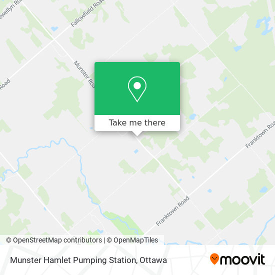 How to get to Munster Hamlet Pumping Station in Ottawa by Bus