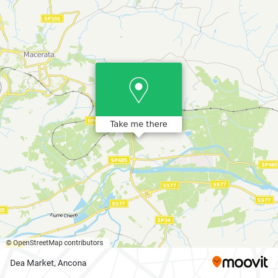 How To Get To Dea Market In Macerata By Bus Or Train?