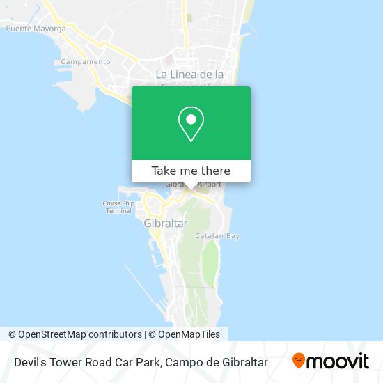 How to get to Devil's Tower Road Car Park in Gibraltar by Bus?