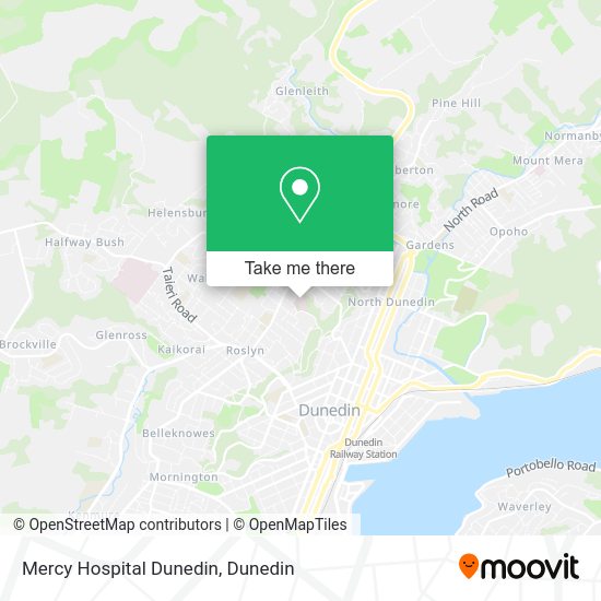 How to get to Mercy Hospital Dunedin by bus?
