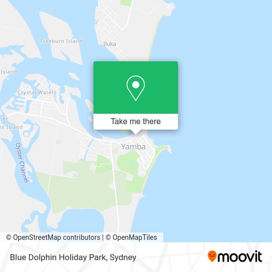 How to get to Blue Dolphin Holiday Park in Yamba (NSW) by Bus or Train?