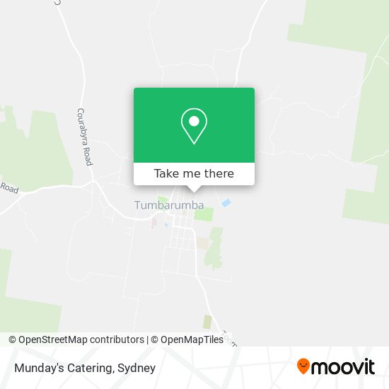How to get to Munday's Catering in Tumbarumba by Train or Bus?
