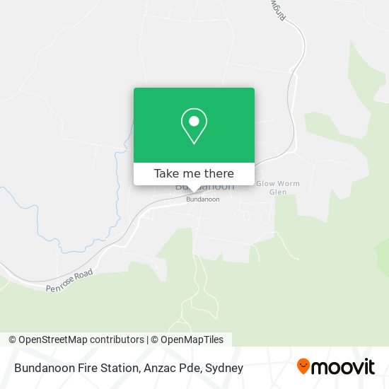 How to get to Bundanoon Fire Station, Anzac Pde in Bundanoon (NSW) by