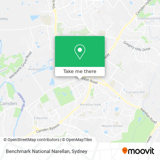 How to get to Benchmark National Narellan by Bus or Train?