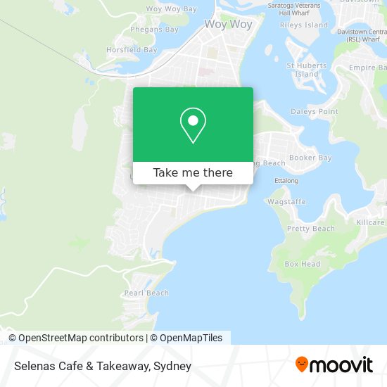 How to get to Selenas Cafe & Takeaway in Umina Beach by Bus, Train or