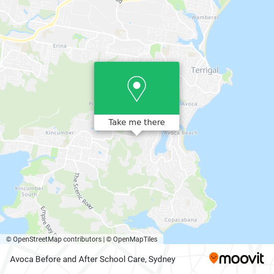 How to get to Avoca Before and After School Care in Avoca Beach by Bus