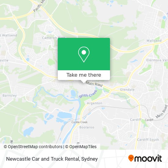 How to get to Newcastle Car and Truck Rental in Edgeworth by Bus or Train?