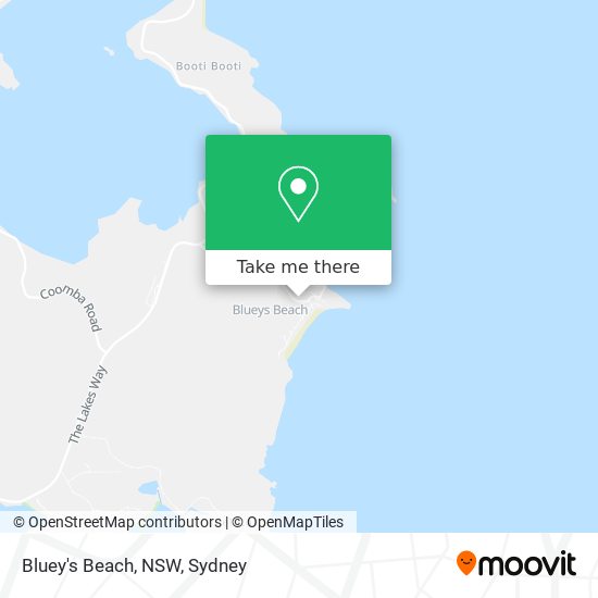How to get to Bluey's Beach, NSW by Bus or Train?