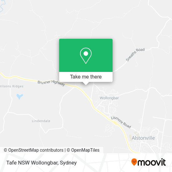 How to get to Tafe NSW Wollongbar by bus or train?