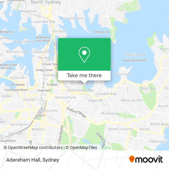 How to get to Adereham Hall in Elizabeth Bay by Bus, Train or Ferry?