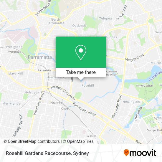 How to get to Rosehill Gardens Racecourse in Rosehill (NSW) by bus