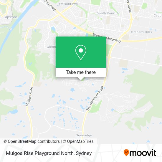 How to get to Mulgoa Rise Playground North in Glenmore Park by Bus or