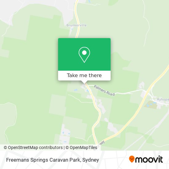 How to get to Freemans Springs Caravan Park in Freemans Waterhole by