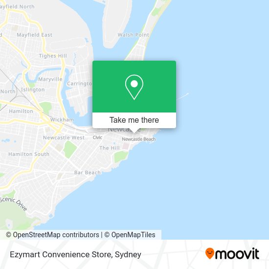 How to get to Ezymart Convenience Store in Newcastle by bus, train or