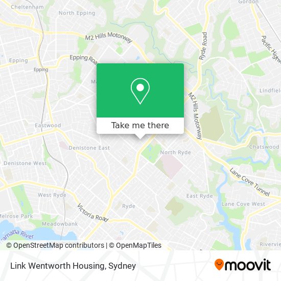 How to get to Link Wentworth Housing in North Ryde by Bus, Train or Metro?