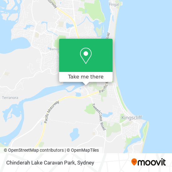 How to get to Chinderah Lake Caravan Park by Bus or Train?
