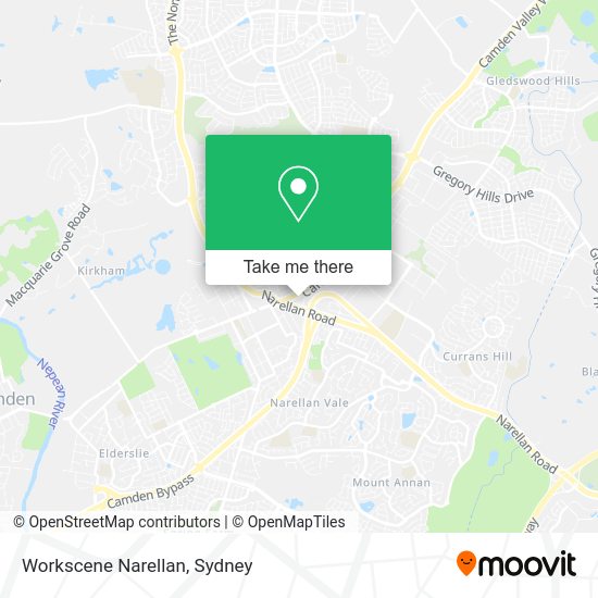 How to get to Workscene Narellan by Bus or Train?