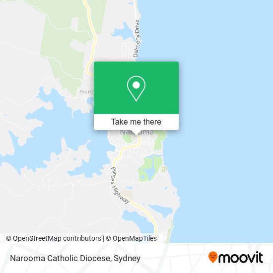How to get to Narooma Catholic Diocese by Train or Bus?