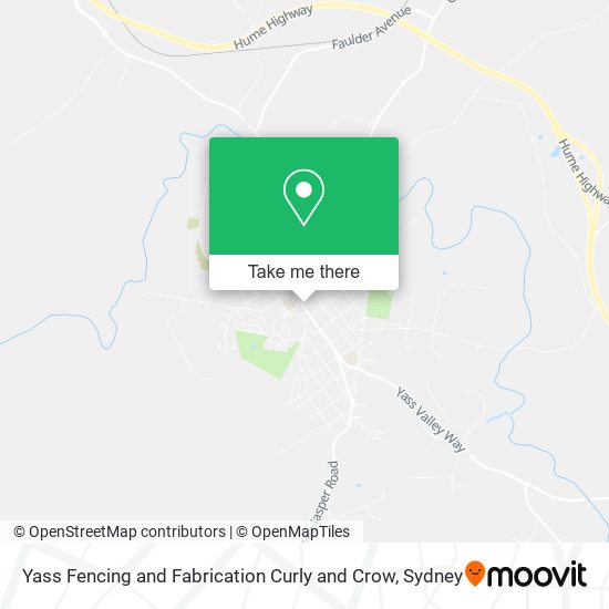 How to get to Yass Fencing and Fabrication Curly and Crow by Train or Bus?