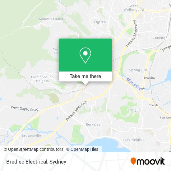 How to get to Bredlec Electrical in Unanderra by Train or Bus?