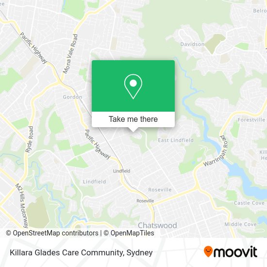 How to get to Killara Glades Care Community in Killara (NSW) by bus or