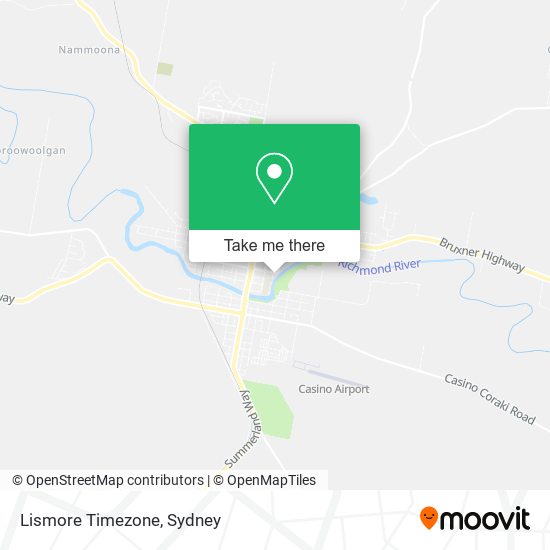 How to get to Lismore Timezone in Sydney by Train or Bus?