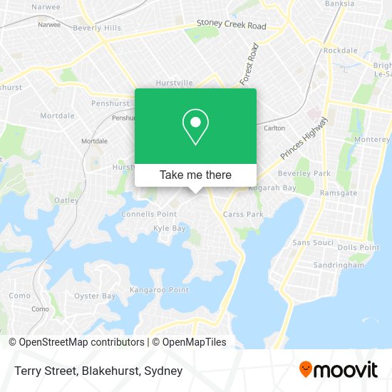 How to get to Terry Street, Blakehurst by train or bus?
