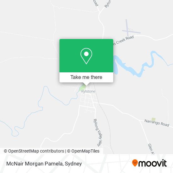 How to get to McNair Pamela in Rylstone by Train or Bus?
