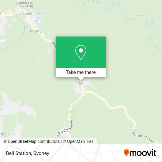 How to get to Bell Station in Bell (NSW) by train or bus?
