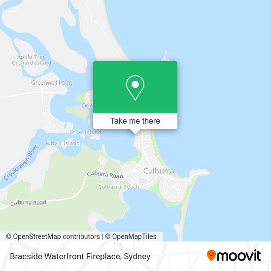 How to get to Braeside Waterfront Fireplace in Culburra Beach by bus or